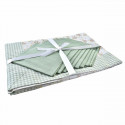 Table linen set DKD Home Decor Flowers Polyester Cotton Green (150 x 250 x 0,5 cm) Table linen set DKD Home Decor Flowers Polyester Cotton Green (150 x 250 x 0,5 cm)