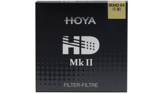 Hoya filter neutral density HD Mk II IRND64 49mm