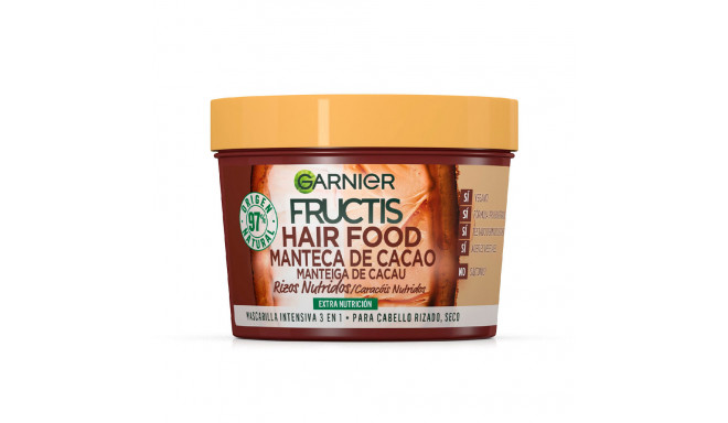 GARNIER FRUCTIS HAIR FOOD manteca de cacao mascarilla rizos nutridos 390 ml