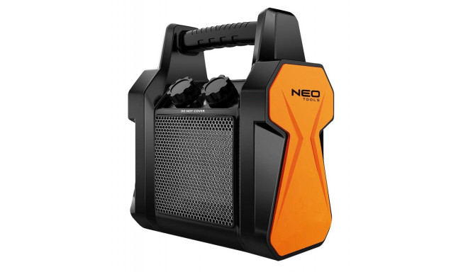 NEO TOOLS 90-061 electric space heater Ceramic PTC 3000 W Black, Orange