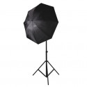 Falcon Eyes Umbrella Set White/Black 152 cm incl. tripod and bracket