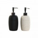 Soap Dispenser DKD Home Decor PVC Stoneware (2 pcs) (8 x 8 x 18 cm)