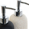 Soap Dispenser DKD Home Decor PVC Stoneware (2 pcs) (8 x 8 x 18 cm)