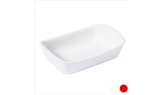 Krāsns Trauks Pyrex Supreme Balts Keramika (22 x 15 cm) - Balts