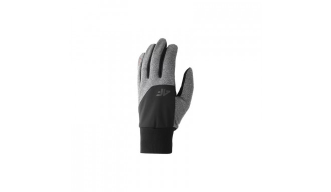 Gloves 4F M H4Z22-REU003 gray melange (L)