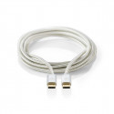 USB 3.2 Gen 1 | USB-C™ Male | USB-C™ Male | 4K@60Hz | 5 Gbps | Gold Plated | 2.00 m | Round | Braide