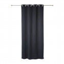 Curtain Atmosphera Dark grey Polyester (260 x 140 cm)