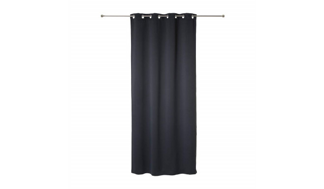 Curtain Atmosphera Dark grey Grey 260 x 140 cm