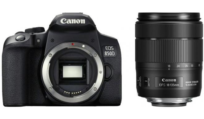 Canon EOS 850D + 18-135mm IS USM Kit (without package)