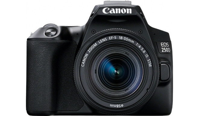 Canon EOS 250D + 18-55mm IS STM Kit, must (avatud pakend)