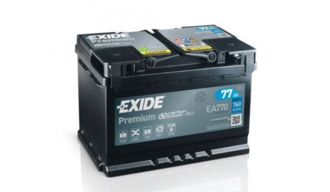 Aku Exide Premium 77Ah760A 278x175x190 -+