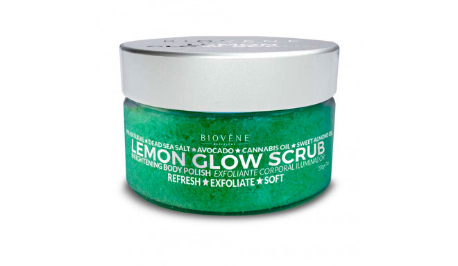 BIOVÈNE LEMON GLOW SCRUB brightening body polish 200 gr