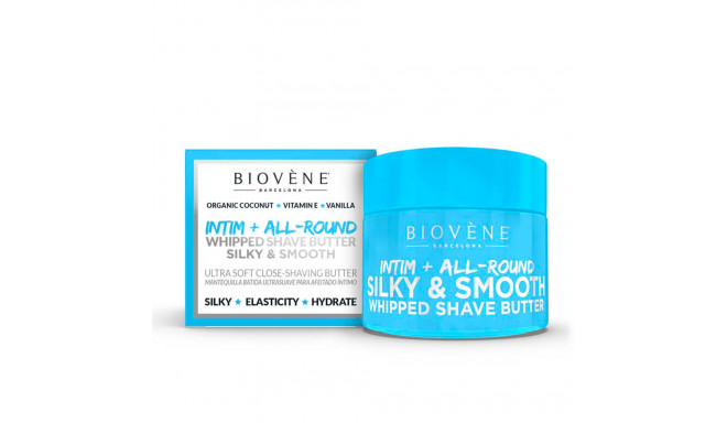 BIOVÈNE SILKY & SMOOTH WHIPPED SHAVE BUTTER intimate + all-round 50 ml