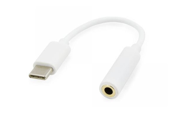 Sbox adapter 3,5mm - USB-C, white