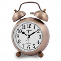 Аналоговые часы-будильник Timemark Бронзовый (9 x 13,5 x 5,5 cm)