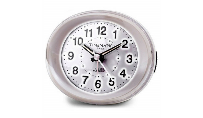 Аналоговые часы-будильник Timemark Белый (9 x 9 x 5,5 cm)