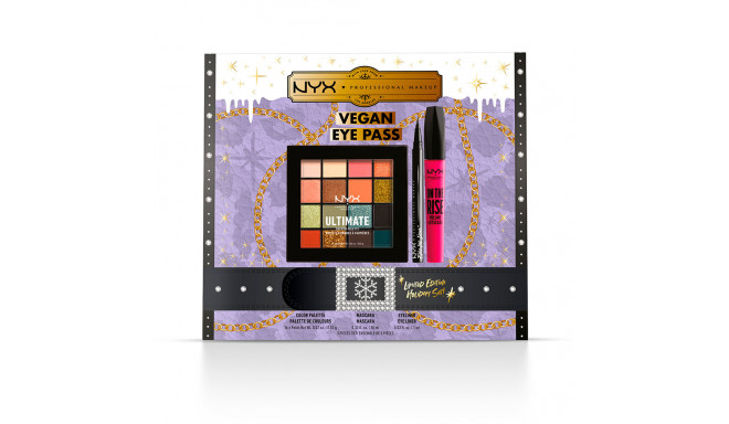 NYX PROFESSIONAL MAKE UP VEGAN EYE PASS LIMITED EDITION lote 3 pz