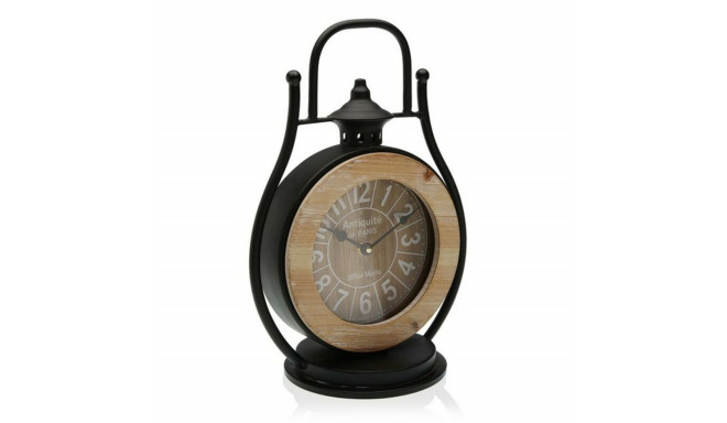 Table clock Versa Metal (16,5 x 41 x 26 cm) (26 cm)