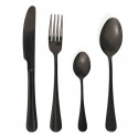 Cutlery set Quid Celebrant (24 pcs) Stainless steel (Black)