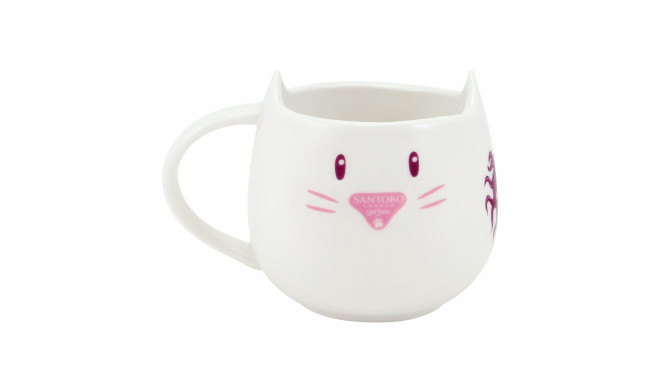 Cup with Plate Gorjuss Purrrrrfect love Ceramic Coasters Cup