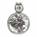 Naiste Amuletid Glamour GNS-00 Valge (1,8 cm) Naiste Amuletid Glamour GNS-00 Valge (1,8 cm)