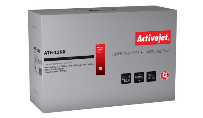 Activejet ATH-11NX Toner (replacement for HP 11X Q6511X, Canon CRG-710H; Supreme; 13500 pages; black