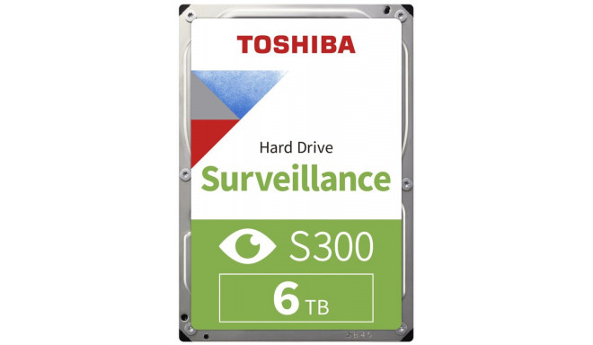 Toshiba HDD 6TB S300 Video Surveillance 3.5"