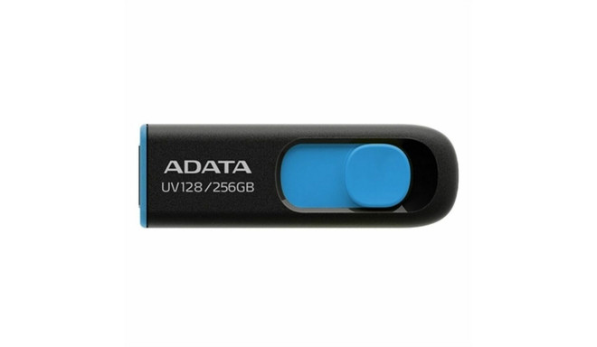 USB-pulk Adata PEN-256ADATA-UV128-B 256 GB Sinine Must Must/Sinine