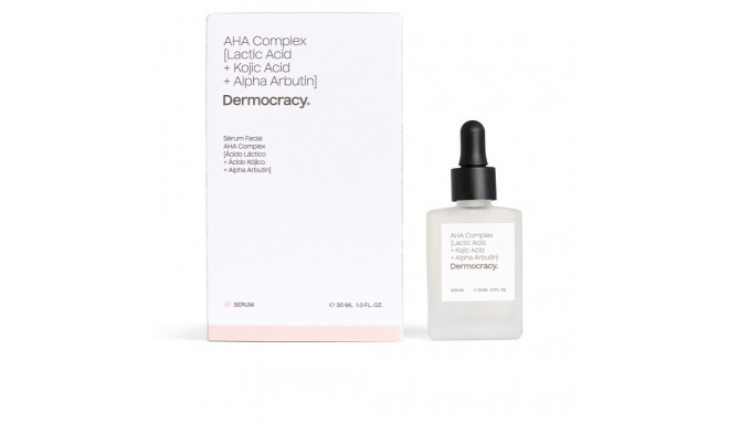 DERMOCRACY AHA COMPLEX [ÁCIDO LÁCTICO + ÁCIDO KÓJICO + ALPHA ARBUTIN] sérum facial 30 ml