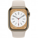 Apple Watch Series 8 Edelstahl Cellular 41mm Gold (Sportarmband polarstern) *NEW*