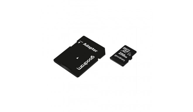 GOODRAM memory card microSD 256GB 100MB/s class 10 UHS I with adapter SD