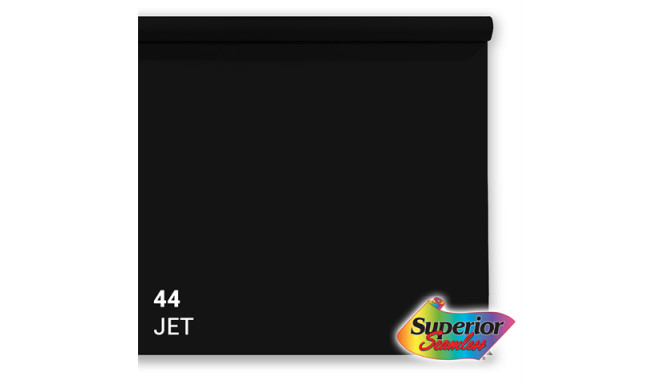 Superior taustapaber 2.72x25m, 44 jet black