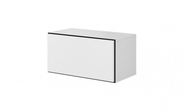 Cama full storage cabinet ROCO RO3 75/37/39 white/black/white