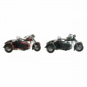 Vehicle DKD Home Decor Ornamental Motorbike Vintage (2 pcs) (36 x 24 x 20 cm)