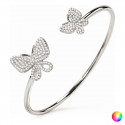 Bracelet Folli Follie Butterflies Sterling silver (Ø 55 mm) (Black)