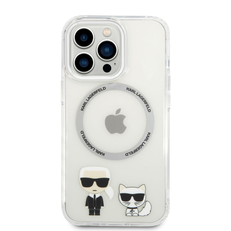 Karl Lagerfeld MagSafe Compatible Case Karl and Choupette for iPhone 14 ...