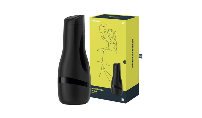 SATISFYER MEN MASTURBADOR CLASICO NEGREO 1UN