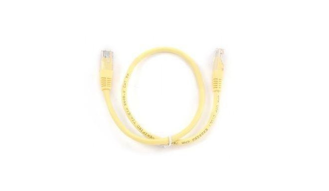 PATCH CABLE CAT5E UTP 0.5M/PP12-0.5M/Y GEMBIRD