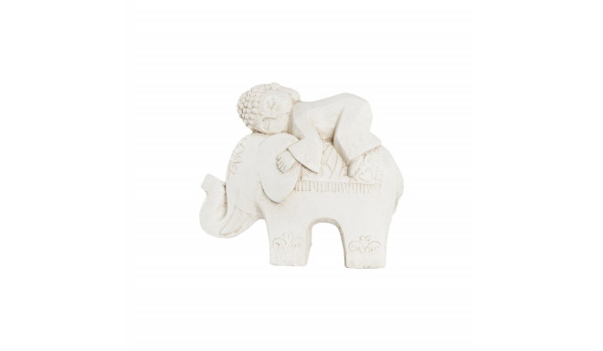 Dekoratiivkuju DKD Home Decor Valge Elevant Idamaine 44 x 22 x 40 cm