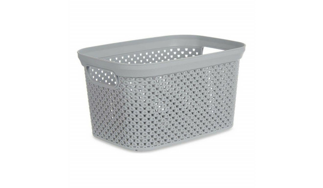 Basket Kipit Grey Plastic 3 L 16,5 x 12,5 x 23 cm