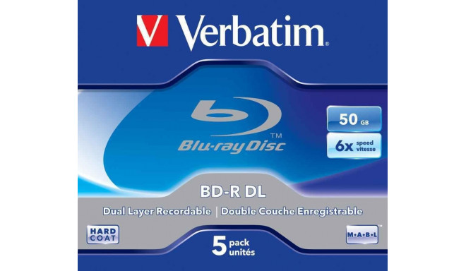 BD-DL 6x JC 50GB Verbatim 5 pieces