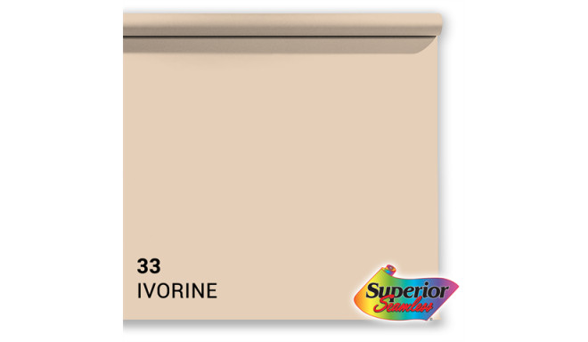 Superior Background Paper 33 Ivorine 1.35 x 11m