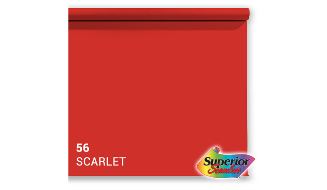 Superior Background Paper 56 Scarlet 1.35 x 11m