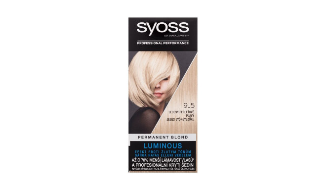 Syoss Permanent Coloration Permanent Blond (50ml) (9-5 Frozen Pearl ...