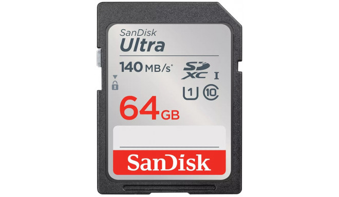 Sandisk карта памяти SDXC 64GB Ultra 140MB/s UHS-I
