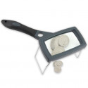 Carson Handheld Magnifier with Rubber Grip 2,5x85mm