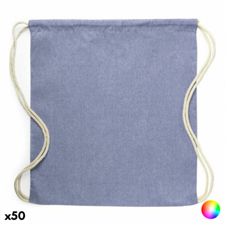 Backpack with Strings 146392 (50 Units) (Blue)