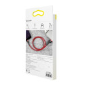 Baseus Cafule Cable Durable Nylon Braided Wire USB / Lightning QC3.0 1.5A 2M red (CALKLF-C09)