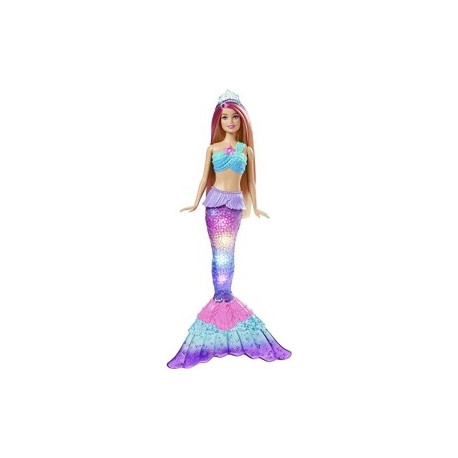 Barbie Magic Light Mermaid Malibu Doll - HDJ36