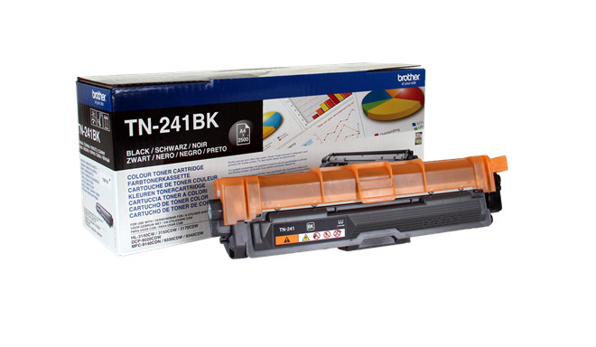 Brother Toner TN-241BK Black up to 2,500 pages according to ISO/IEC 19798